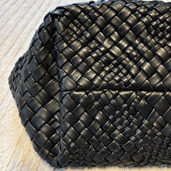 FALOR - Woven Italian Leather Tote - Picture 7 of 11